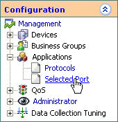 Configuration Menu Port